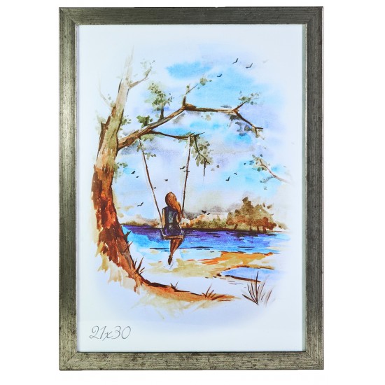 Рамка 21x30 Срібло зістарене Рамка 21x30 Срібло зістарене