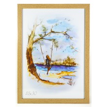 Рамка 21x30 Світле дерево Рамка 21x30 Світле дерево