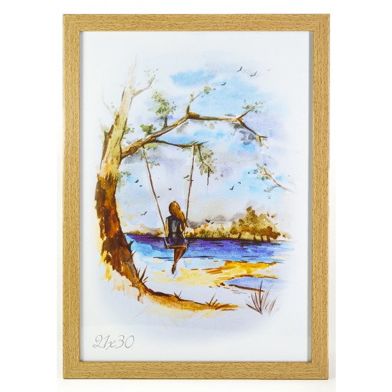 Рамка 21x30  Світле дерево