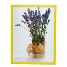 Рамка 30x40 желтый рифленый