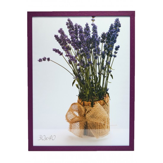 Рамка 30x40 фиолетовый рифленый Рамка 30x40 фиолетовый рифленый