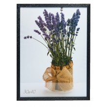 Рамка 30x40 черный рифленый