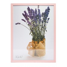 Рамка 30x40 розовый рифленый
