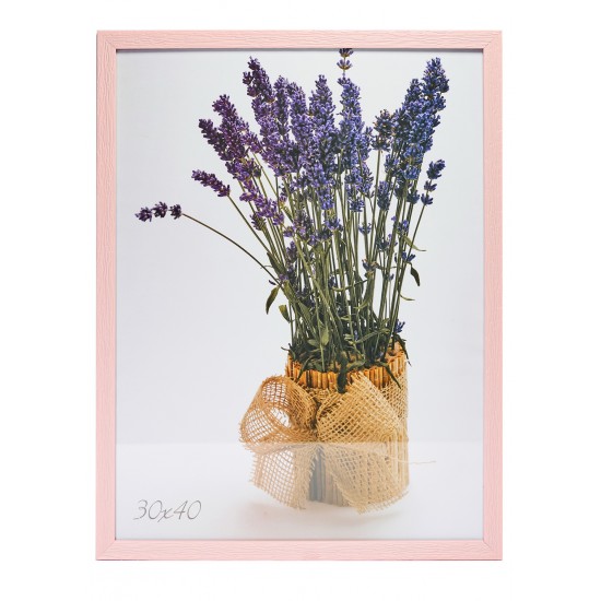 Рамка 30x40 розовый рифленый Рамка 30x40 розовый рифленый