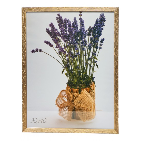 Рамка 30x40 золото рифленый Рамка 30x40 золото рифленый
