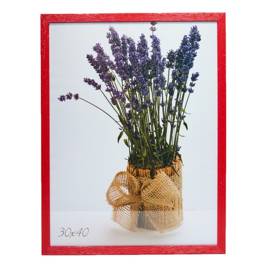 Рамка 30x40 красный рифленый Рамка 30x40 красный рифленый