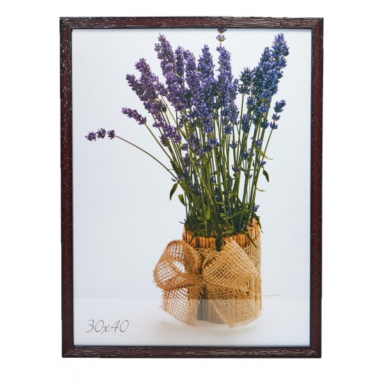 Рамка 30x40 вишня рифленый Рамка 30x40 вишня рифленый