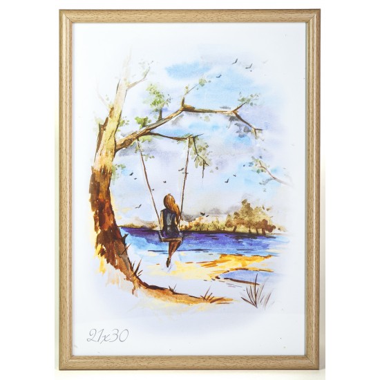 Рамка 21x30 Світле дерево Рамка 21x30 Світле дерево