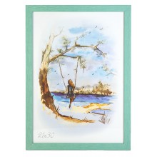 Рамка 21x30 М'ятний рифлений Рамка 21x30 М'ятний рифлений