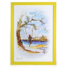 Рамка 21x30 Жовтий рифлений Рамка 21x30 Жовтий рифлений