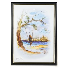 Рамка 21x30 Чорний із золотом Рамка 21x30 Чорний із золотом