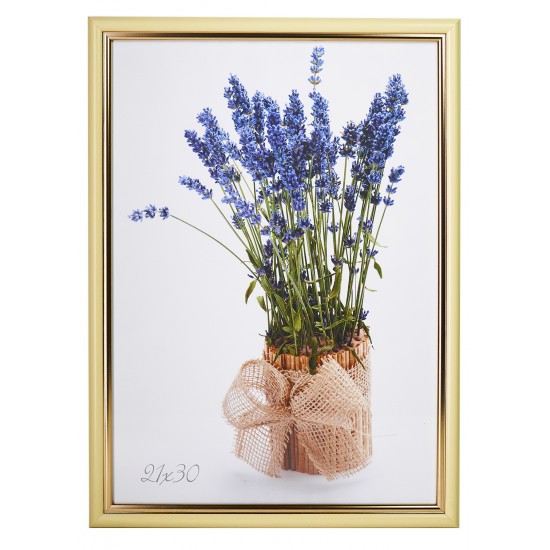 Рамка 21x30 Жовтий із золотом Рамка 21x30 Жовтий із золотом