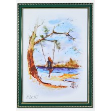 Рамка 21x30 Зеленый Рамка 21x30 Зеленый