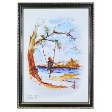Рамка 21x30 Черный с золотом Рамка 21x30 Черный с золотом